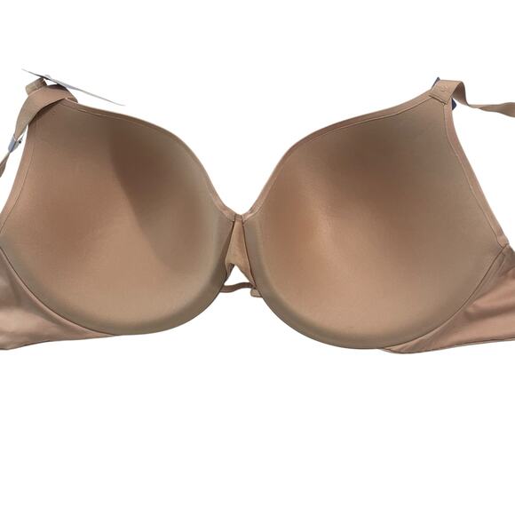 Hanes Womens Bra Size 2XL Comfortflex Fit Dreamwire T Shirt MHG563 Beige/Tan - Picture 3 of 9